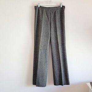 Talbots Women's Size 6 Herringbone Dress Slacks in Grey.